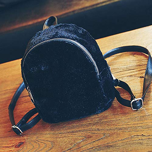 VHVCX Chicas Linda De La Escuela Estilo De Muy Buen Gusto Bolsa De Viaje Mochila Franela Mini Mochila Mochila Mulheres Streetwear Elegante Bagpack, A