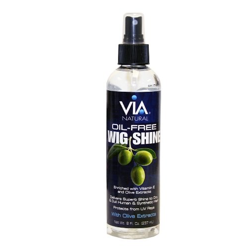 Via Natural Oil Free Wig Shine 2 Oz by Via Natural