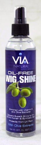 Via Natural Oil Free Wig Shine 2 Oz by Via Natural