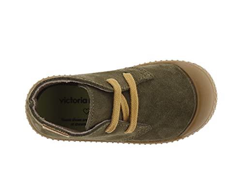 victoria Plano VICTORIA 1915 Inglesa Piel Safari Serraje 1366147-KIDS para Unisex-niños Kaki 32