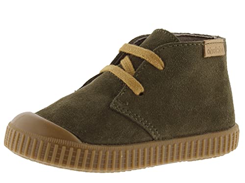 victoria Plano VICTORIA 1915 Inglesa Piel Safari Serraje 1366147-KIDS para Unisex-niños Kaki 32