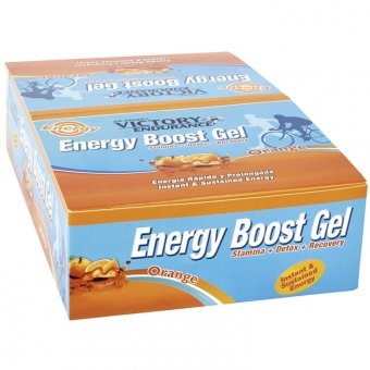 Victory Endurance Gel Energy Boost 24 x 42g Naranja