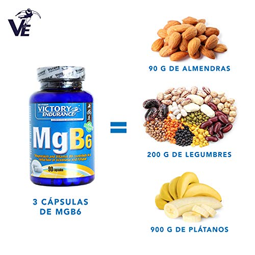 VICTORY ENDURANCE magnesio y vitamina B6 envase 90 cápsulas