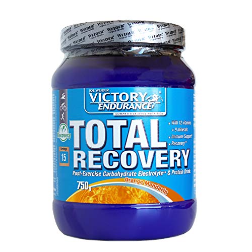 Victory Endurance Total Recovery Naranja. Completa la recuperación muscular después del entrenamiento. Enriquecido con electrolitos y vitaminas. Sabor Naranja (750 g)