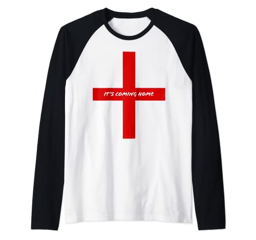 Viene a casa - Inglaterra Camiseta Manga Raglan