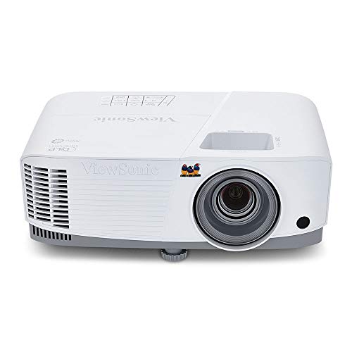 ViewSonic PA503W Proyector WXGA (DLP, 1280 x 800, 3.600 ANSI lumens, contraste 22.000:1, 16:10, HDMI, 2W), color blanco