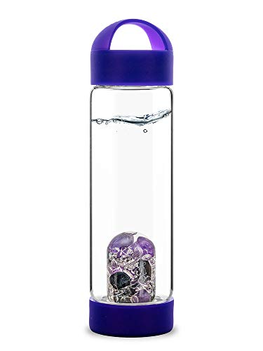 Vitajuwel Nuevo! Bucle para por Cristal Agua Botella Silicona Correa Only Amatista