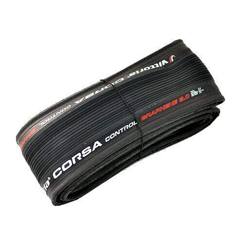 Vittoria Corsa Control G2.0 700x28C Clincher Bicycle Tire 320TPI, Black, 2 Tire, VT1824