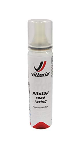 Vittoria Pit Stop Road Racing Antipinchazos reparador, Unisex Adulto, Blanco, 75 ml