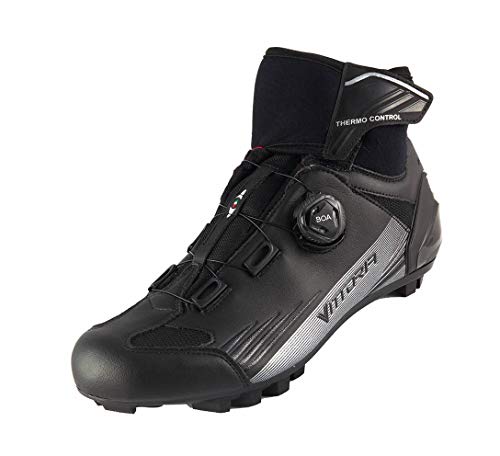 Vittoria srl Polar MTB, Zapatillas de Ciclismo Unisex Adulto, Negro, 43 EU