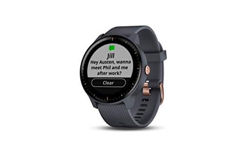 vivoactive 3 Music, WW, GPS, Wi-Fi, Granite Blue/Rose Gold (Reacondicionado)