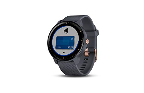 vivoactive 3 Music, WW, GPS, Wi-Fi, Granite Blue/Rose Gold (Reacondicionado)