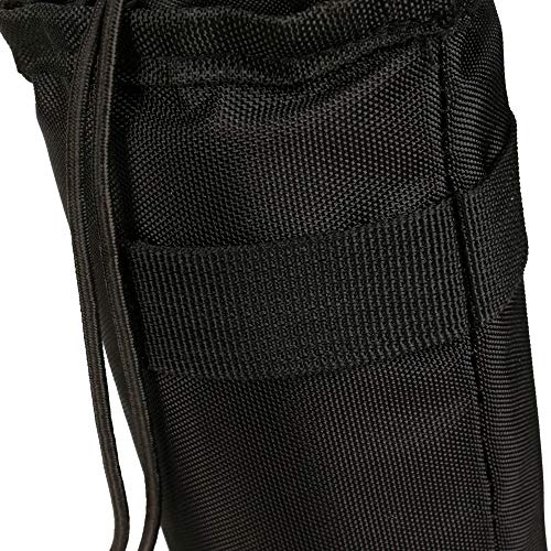 VOANZO Bolsa para Botella de Agua para Bicicleta, Bolsa para Bicicleta aislada con Marco de Bicicleta Triangular Estable, para Accesorios de Bicicleta 170 x 80 x 80 mm (Negro)