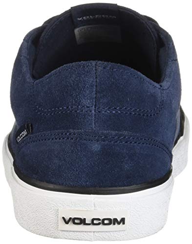 Volcom Leeds Suede Shoe, Zapatillas de Skateboard Hombre, Azul (Navy Nvy), 39 EU