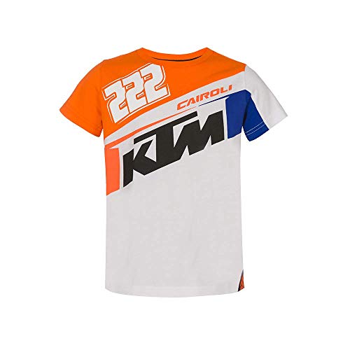 Vr46 Cairoli-KTM, Tshirt Unisex Niños, Naranja, 12/14