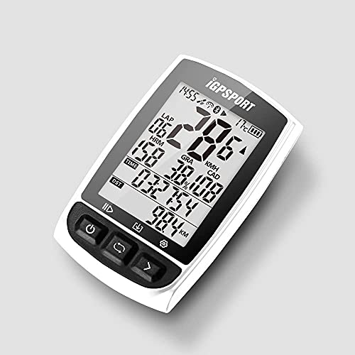 WALIO iGPSPORT iGS50E - Ciclo computador GPS Bicicleta Ciclismo. Cuantificador grabación de Datos y rutas. Pantalla 2.2" Anti-Reflejo. Conexión Sensores Ant+/2.4G. Bluetooth IPX7