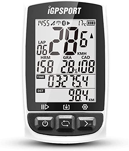 WALIO iGPSPORT iGS50E - Ciclo computador GPS Bicicleta Ciclismo. Cuantificador grabación de Datos y rutas. Pantalla 2.2" Anti-Reflejo. Conexión Sensores Ant+/2.4G. Bluetooth IPX7