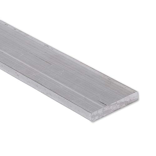 Wanggang 4pc T6061T6511 Barra Plana de Aluminio, 6061 Placa de propósito General, 600 mm de Longitud, T6511 Molino Stock, extruido,Thickness: 8mm