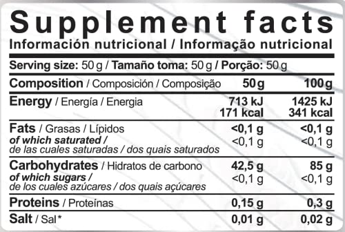 Waxy Maize Starch | 8,8 lbs (4 kg) | Amilopectina de maíz | Carbohidratos complejos a base de amilopectina (amylopectin) (Sabor limón)