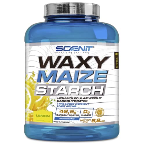 Waxy Maize Starch | 8,8 lbs (4 kg) | Amilopectina de maíz | Carbohidratos complejos a base de amilopectina (amylopectin) (Sabor limón)