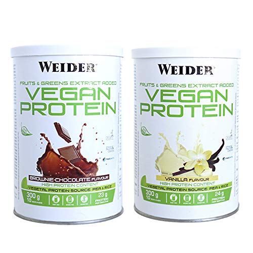 Weider 2 Vegan Protein 300G (Choco+Vainilla) 600 ml