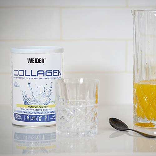 Weider Collagen. Con Ácido Hialurónico, Magnesio y Vitamina C. 100% Peptan. Cero grasas. Cero azúcar. Keto.