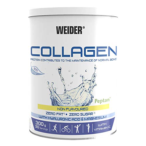 Weider Collagen. Con Ácido Hialurónico, Magnesio y Vitamina C. 100% Peptan. Cero grasas. Cero azúcar. Keto.