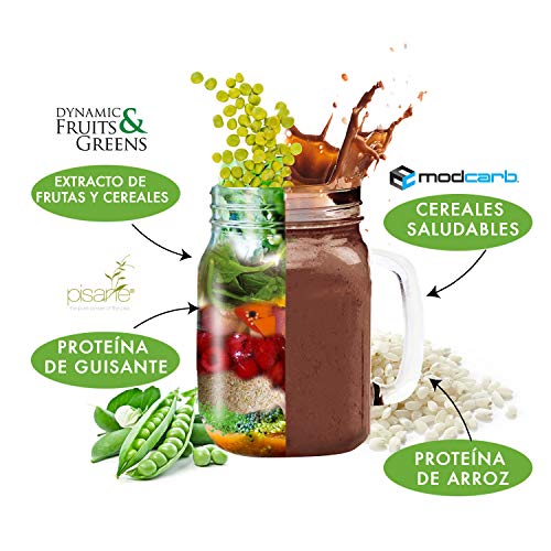 Weider-Vegan Protein- Proteína 100% vegetal de guisantes (PISANE) y arroz. Sin gluten. Sin lactosa. Sin aceite de palma (750 g). Sabor Frutos Rojos