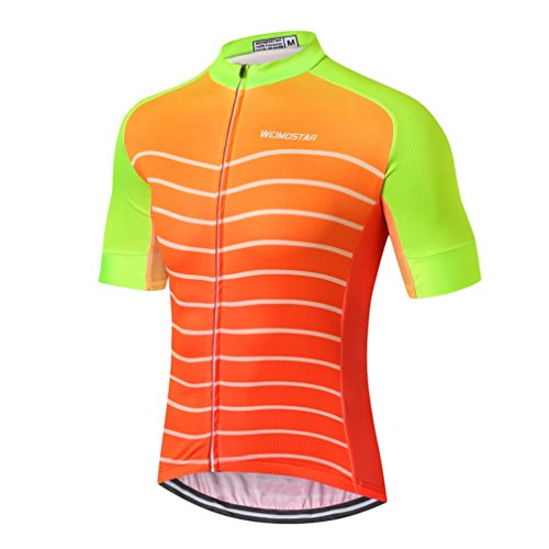 Weimostar - Maillot de ciclismo para hombre - Gris -