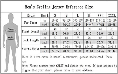 Weimostar Team - Maillot de ciclismo para hombre, manga corta, transpirable, camiseta para MTB