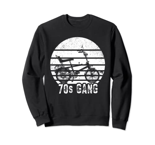 Wheelie Bike High-Riser 70s Biker Gang Hipster Vintage Sudadera