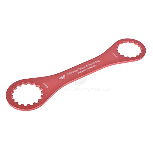 Wheels Manufacturing - Llave de Soporte Inferior (10 Unidades, 44-48,5 mm), Color Rojo