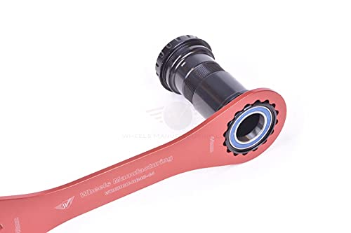 Wheels Manufacturing - Llave de Soporte Inferior (10 Unidades, 44-48,5 mm), Color Rojo