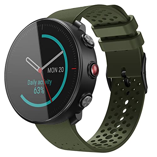 WIIKAI Compatible con Polar Vantage M Correas para Relojes, Correa de Pulsera de Reemplazo.(Ejercito Verde)