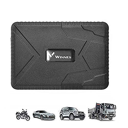 Winnes Localizador GPS para Coche , Rastreador GPS Vehículo en tiempo real Localizador tiempo espera 120 días GPS / A-GPS / LBS Localizadores 10000mAh batería TK915