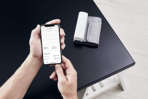 Withings BPM Connect - Tensiómetro de brazo digital, Bluetooth y Wifi, Aplicación Health Mate