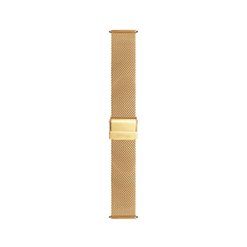 Withings Pulseras metálicas para los relojes ScanWatch, Steel HR, Steel HR Sport y Move, Milanese Rose Gold, Metal 18 mm [Exclusiva Amazon]