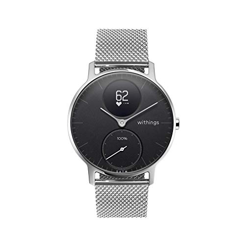 Withings Pulseras metálicas para los relojes ScanWatch, Steel HR, Steel HR Sport y Move, Plata Milanesa, Metal 18 mm [Exclusiva Amazon]