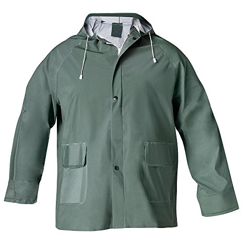 WOLFPACK LINEA PROFESIONAL 15010007 Traje de Agua Impermeable Verde PVC Talla 7-L