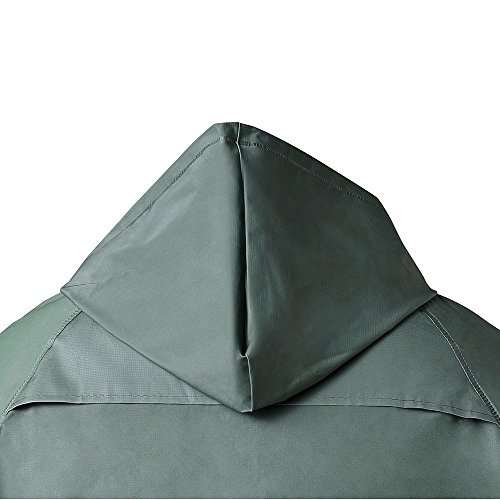 WOLFPACK LINEA PROFESIONAL 15010007 Traje de Agua Impermeable Verde PVC Talla 7-L