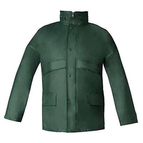 WOLFPACK LINEA PROFESIONAL 15010037 Traje de Agua Impermeable Verde Poliuretano Talla 7-L