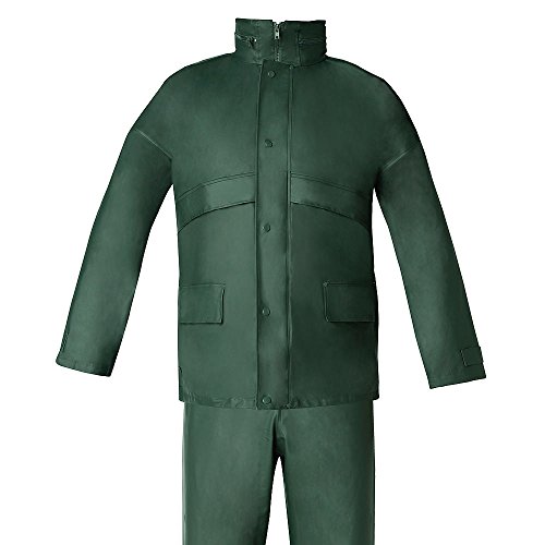 WOLFPACK LINEA PROFESIONAL 15010039 Traje de Agua Impermeable Verde Poliuretano Talla 9-XXL