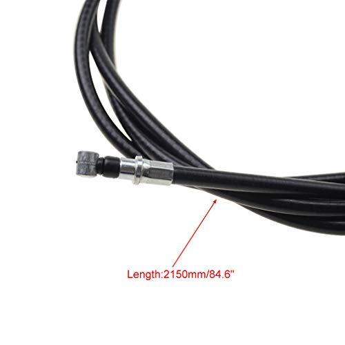 WOOSTAR 2150mm Cable Freno Trasero Reemplazo para GY6 50cc 70cc 90cc 110cc 125cc 150cc ATV 4 Wheeler Quad Go Kart Ciclomotor Scooter