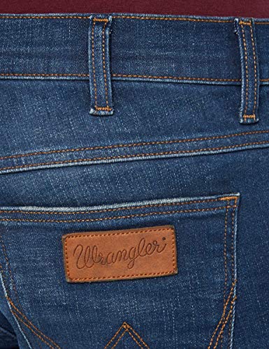 Wrangler Larston Jeans Vaqueros, Green Torch, 30W / 32L para Hombre