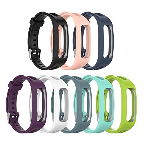 WyTosa Pulsera Deportiva de Silicona para Huawei Band 3e 4e Huawei Honor Band 4, versión de Carrera, reemplaza la Correa de Silicona, Unisex, Correa de Silicona, Resistente al Agua y al Sudor (Black)