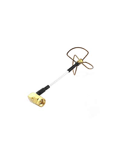 X-DREE RC Airplane SMA de ángulo recto 5.8GHz Omni-Direccional 3 Blade clove_r Antenna(RC Airplane Right Angle SMA 5.8GHz Omni-Directional 3 Blade clove_r