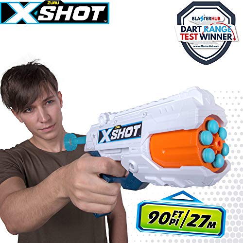 X-Shot - Pack 2 pistolas Reflex 6 X-Shot Excel + 3 botes (44770)