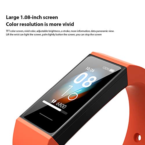 Xiaomi Mi Band 4C Smart Activity Tracker Monitor Deportivo con HR Monitor Dinámico Pantalla a Color de 1.8” Pantalla Grande 50M Impermeable Negro Versión Global