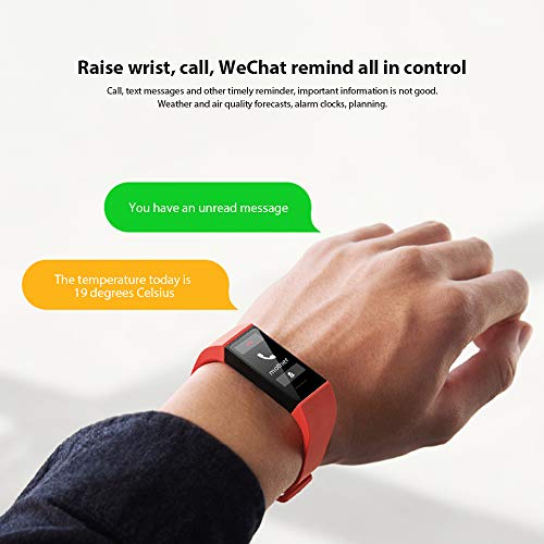 Xiaomi Mi Band 4C Smart Activity Tracker Monitor Deportivo con HR Monitor Dinámico Pantalla a Color de 1.8” Pantalla Grande 50M Impermeable Negro Versión Global