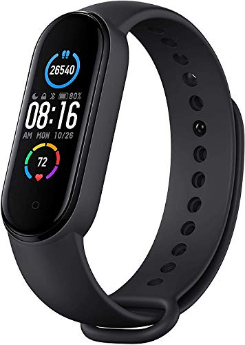 Xiaomi Mi Band 5, Smart Band 5 versión global, reloj inteligente con pulsera de actividad, pantalla a color AMOLED de 1,1 ”, monitor de frecuencia cardíaca